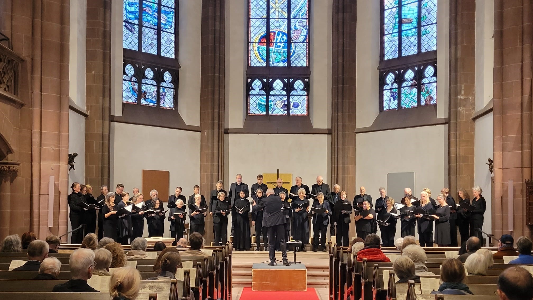 Chorkonzert Kurt-Thomas-Kammerchor im September 2024 in der Deikönigskirche Frankfurt am Main | Leitung: Andreas Köhs